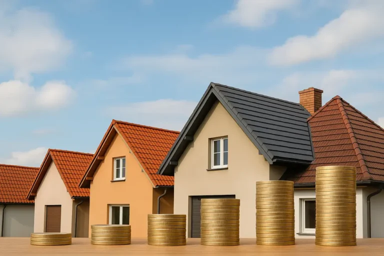 Ile kosztuje podniesienie dachu? Przewodnik krok po kroku 4 Fotografia ilustrująca różne rodzaje dachów i ich potencjalne koszty.