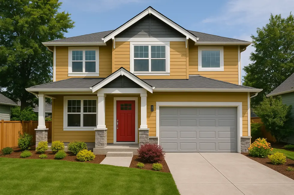 Zdjęcie odnowionego domu o powierzchni 150 m² z świeżym wystrojem.