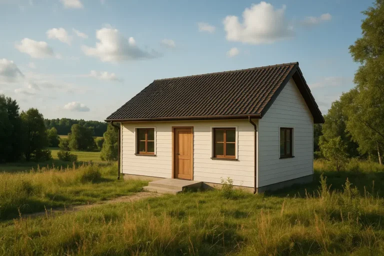 Budowa domu do 70 m² na zgłoszenie – prosto i bez zbędnych komplikacji 10 maly dom w przyrodzie