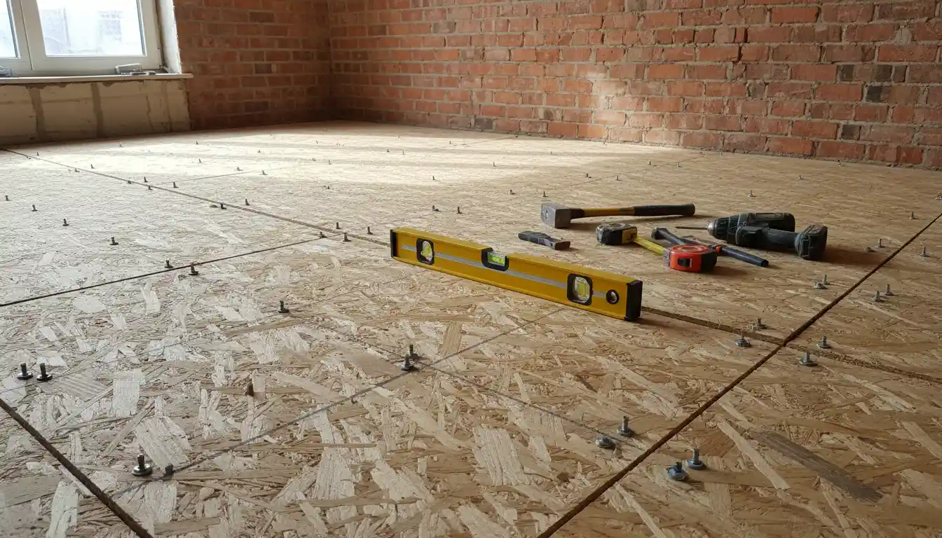 Jak wypoziomować podłogę - J16 plyty OSB wyrownywanie podlogi sucha metoda - profesjonalny poradnik krok po kroku z cenami materiałów i robocizny 2026