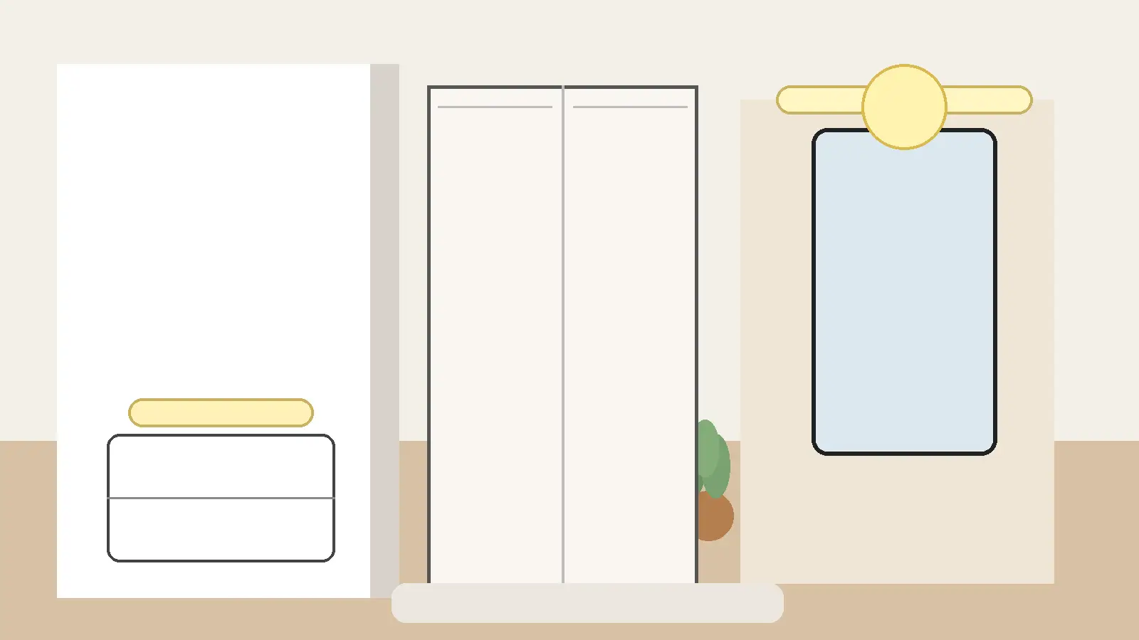 Oświetlenie LED w przedpokoju w bloku podkreśla lustro, szafkę i strefę butów, dzięki czemu małe wejście wygląda jaśniej i nowocześniej.